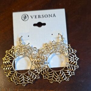 Versona Intricate Gold Earrings